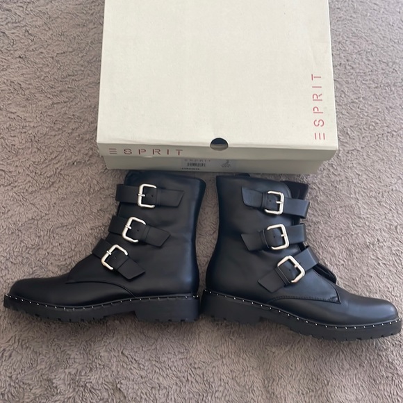 Esprit Black boots size 7 - Picture 1 of 3